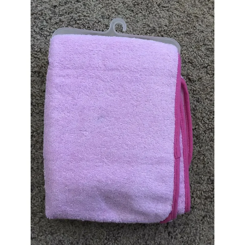 Disney Baby Pink Princess Cinderella Carriage Hooded Towel 30 in X 30 in